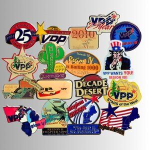 Vintage Osha VPP Pins Set Of 17